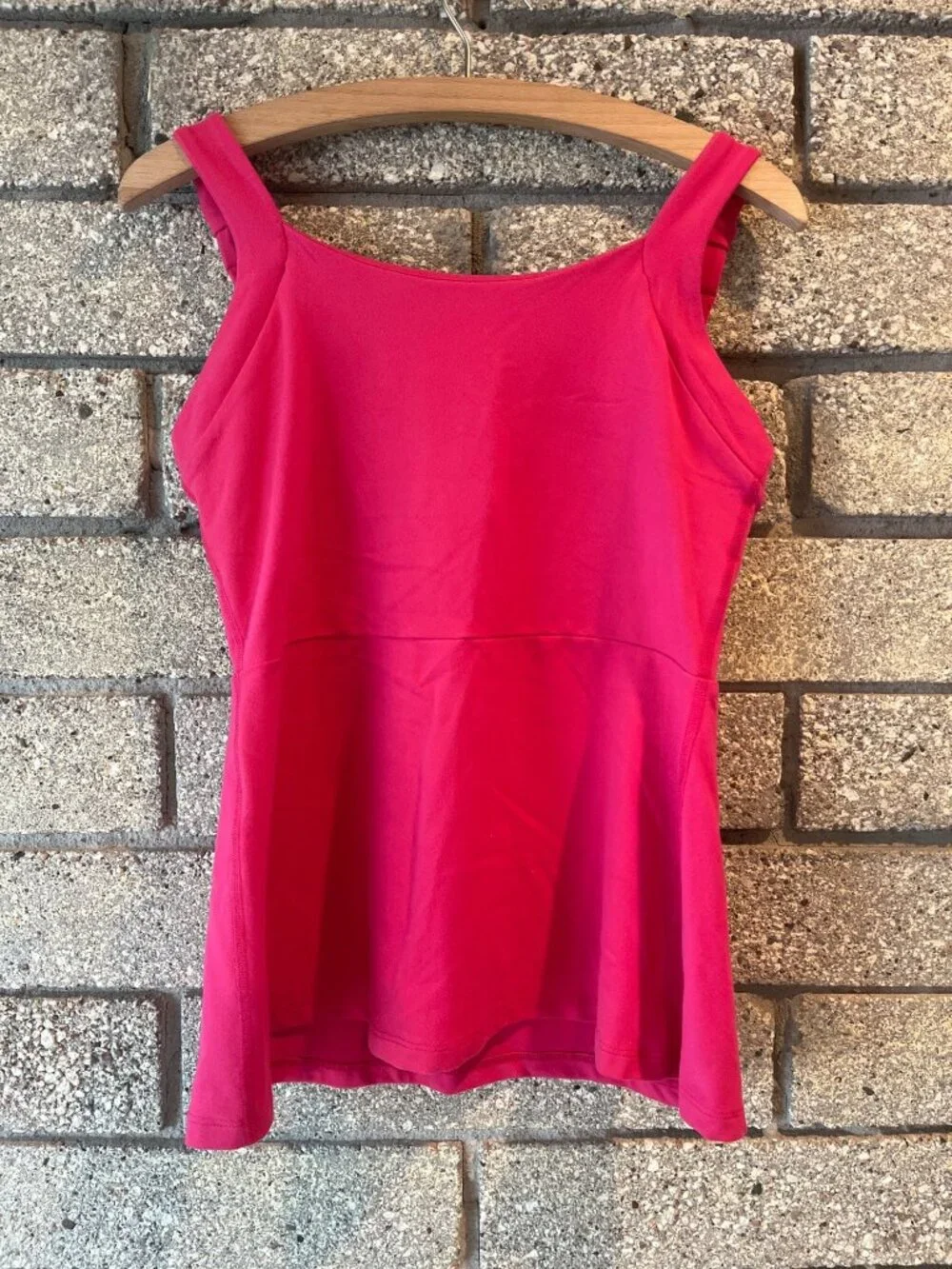 Kate Spade & Beyond Yoga Pink Sleeveless A-Line Dress With Thick Straps Womens S